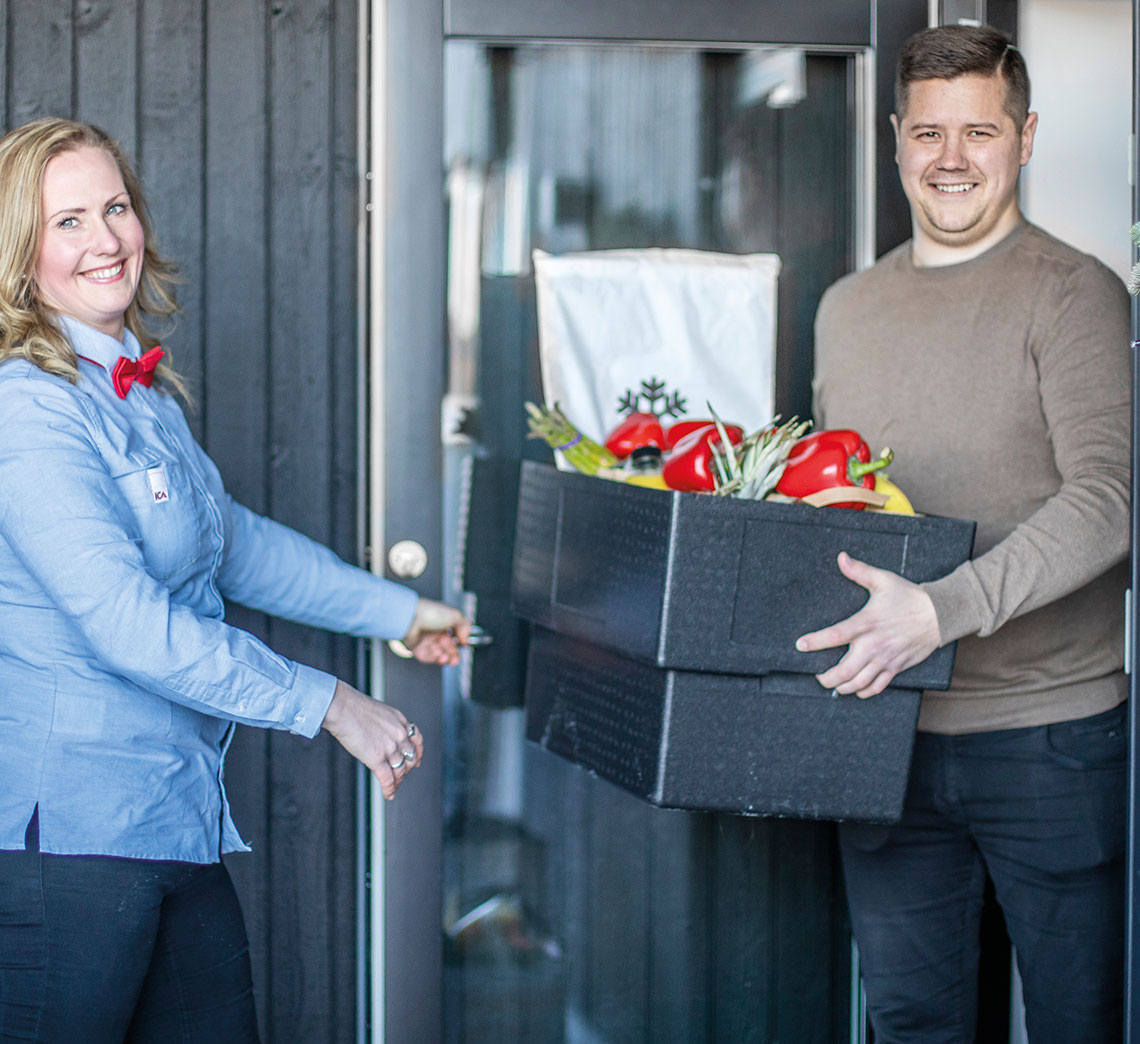 frozen food delivery transfer time